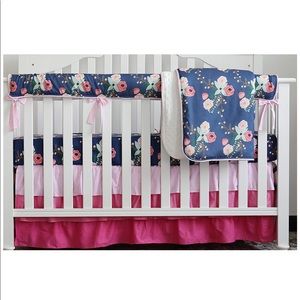 Infant bedroom crib set